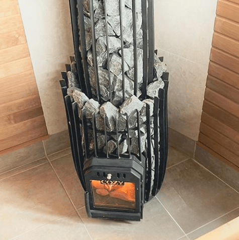 Cozy Heat Wood Burning Sauna Heaters Cozy Heat SW Thru-Wall Sauna Stove