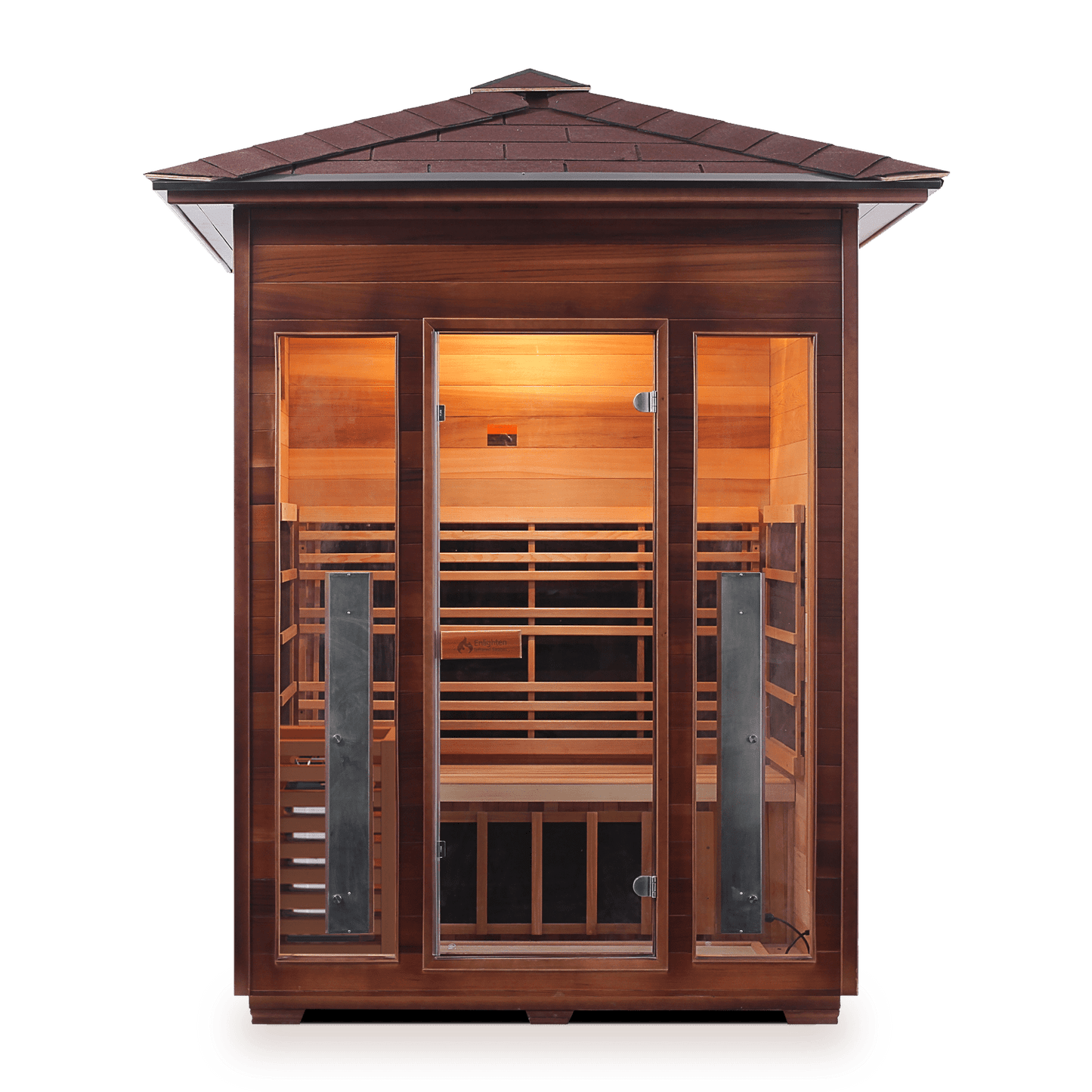 Enlighten Sauna Hybrid Sauna Enlighten Sauna - Diamond 3 Hybrid Indoor or Outdoor Sauna