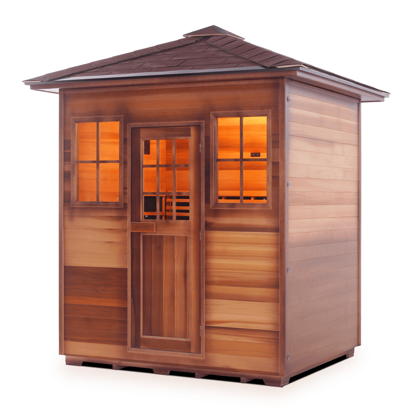 Enlighten Sauna Hybrid Sauna Enlighten Sauna - Sapphire 4 Hybrid Indoor/Outdoor/Corner Sauna