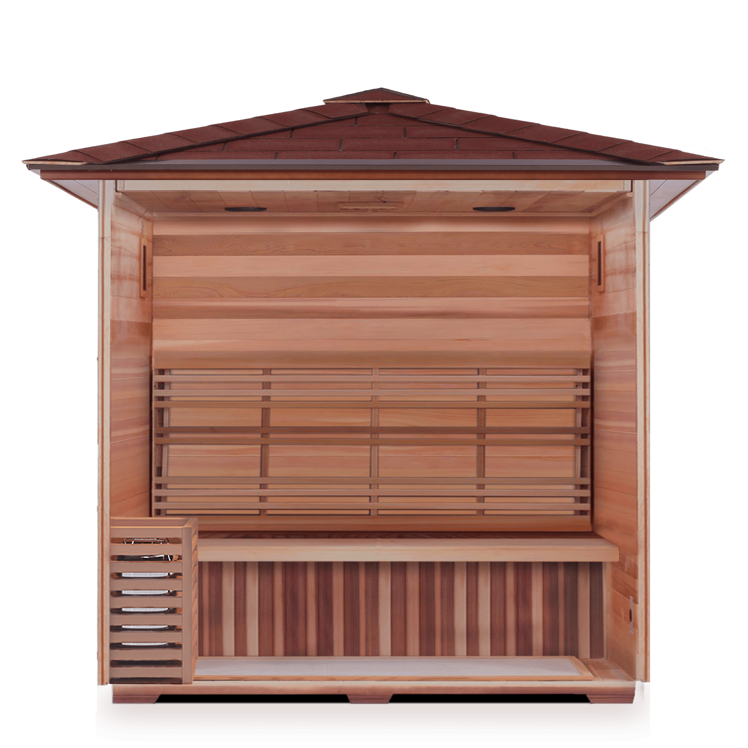 Enlighten Sauna Hybrid Sauna Enlighten Sauna - Sapphire 4 Hybrid Indoor/Outdoor/Corner Sauna