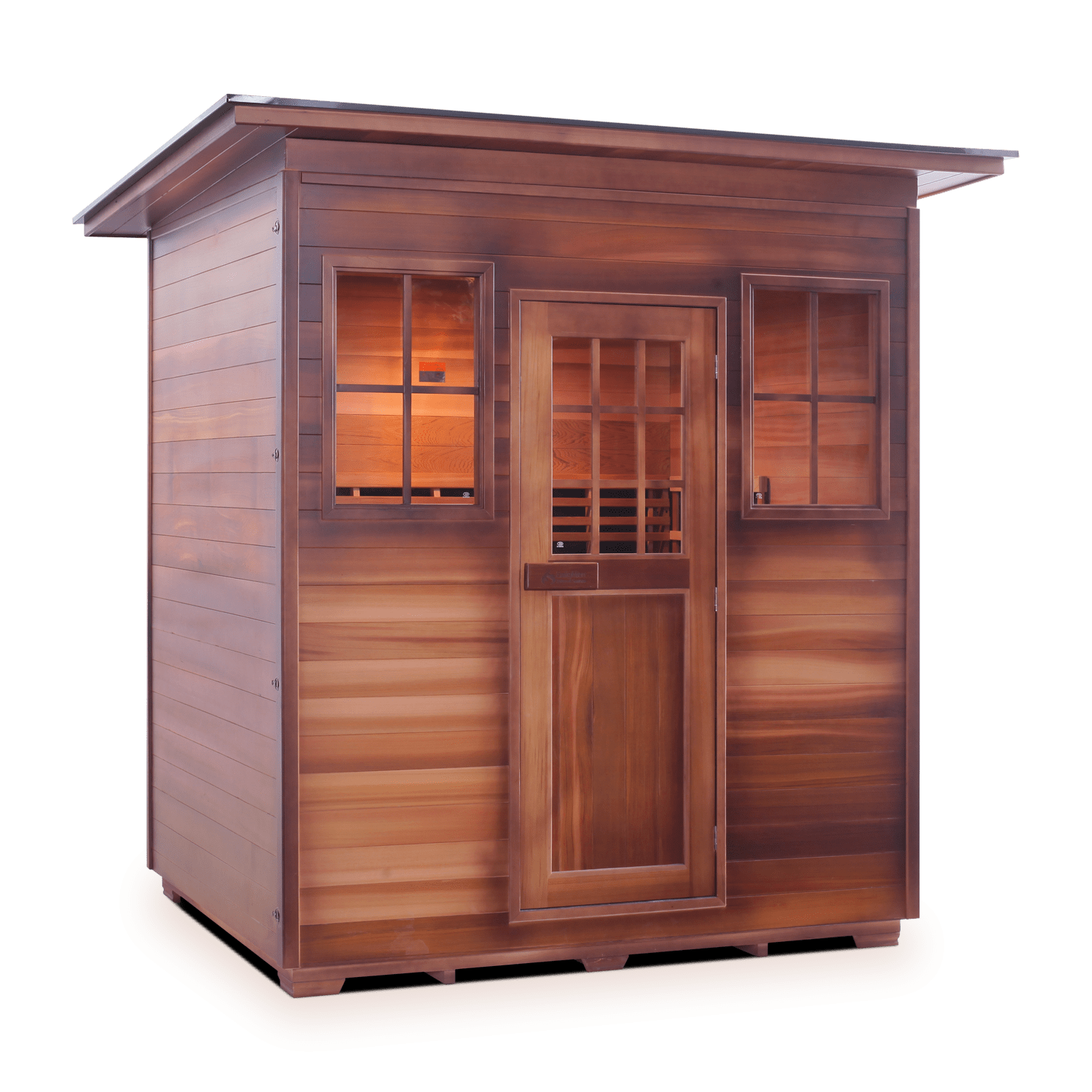 Enlighten Sauna Hybrid Sauna Enlighten Sauna - Sapphire 4 Hybrid Indoor/Outdoor/Corner Sauna