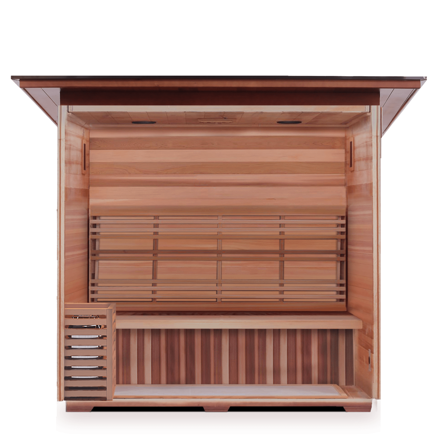 Enlighten Sauna Hybrid Sauna Enlighten Sauna - Sapphire 4 Hybrid Indoor/Outdoor/Corner Sauna