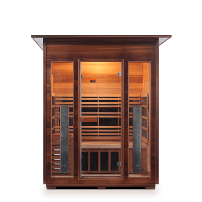 Enlighten Sauna Hybrid Sauna Indoor Enlighten Sauna - Diamond 3 Hybrid Indoor or Outdoor Sauna