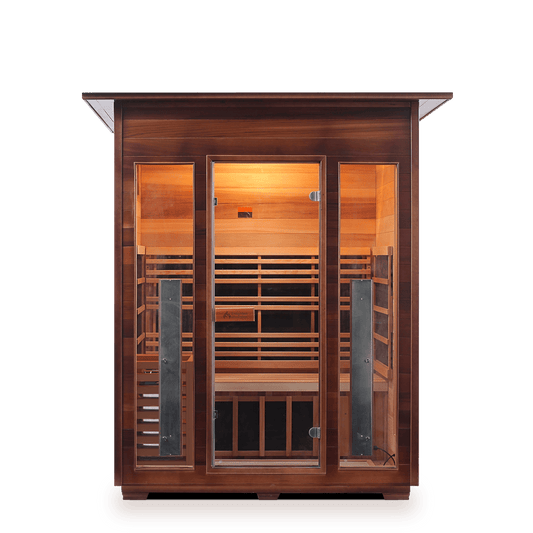 Enlighten Sauna Hybrid Sauna Indoor Enlighten Sauna - Diamond 3 Hybrid Indoor or Outdoor Sauna