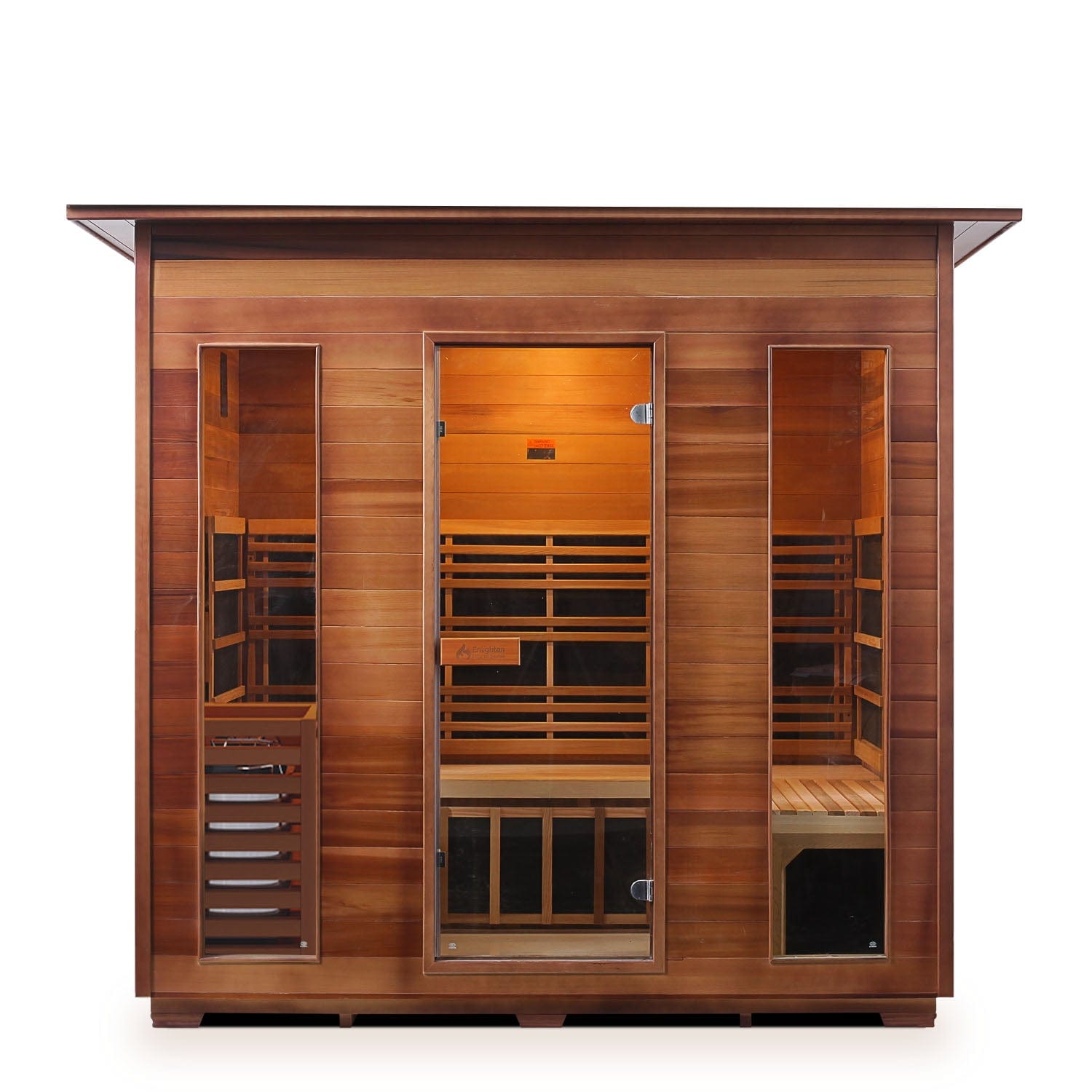 Enlighten Sauna Hybrid Sauna Indoor Enlighten Sauna - Diamond 5 Hybrid Indoor or Outdoor Sauna