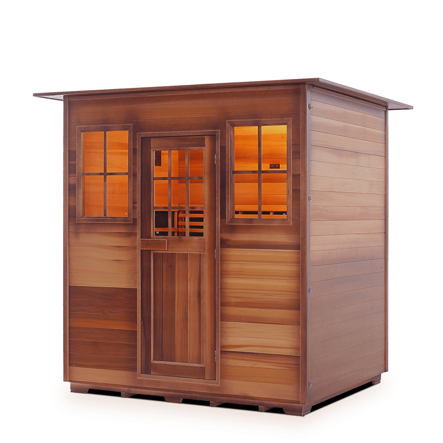 Enlighten Sauna Hybrid Sauna Indoor Enlighten Sauna - Sapphire 4 Hybrid Indoor/Outdoor/Corner Sauna