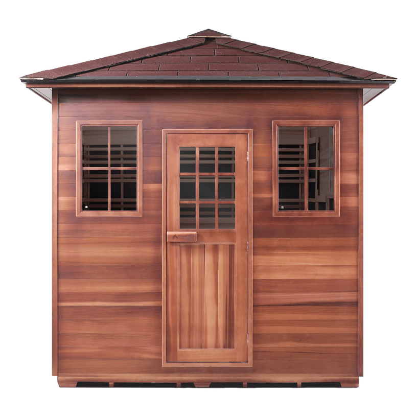 Enlighten Sauna Hybrid Sauna Indoor Enlighten Sauna - Sapphire 8 Hybrid Indoor or Outdoor Sauna