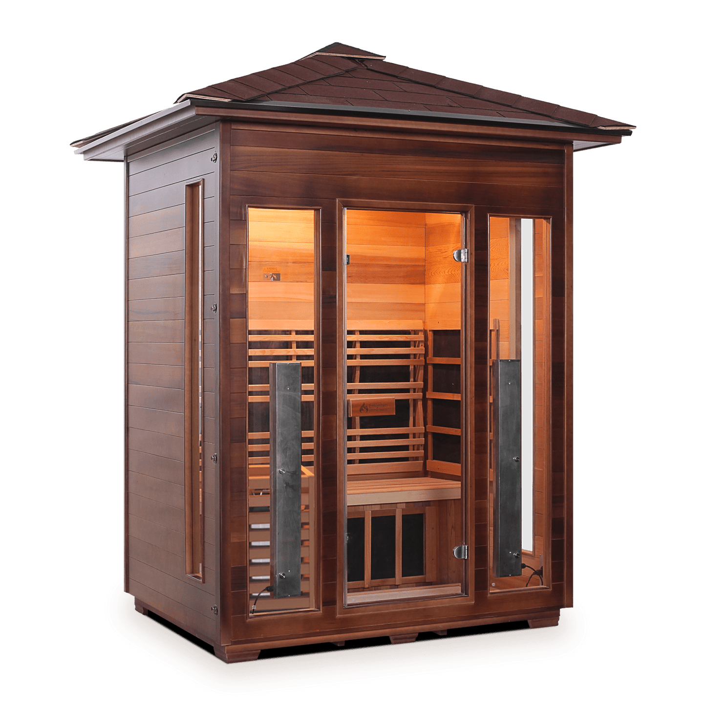 Enlighten Sauna Hybrid Sauna Outdoor Peak Enlighten Sauna - Diamond 3 Hybrid Indoor or Outdoor Sauna