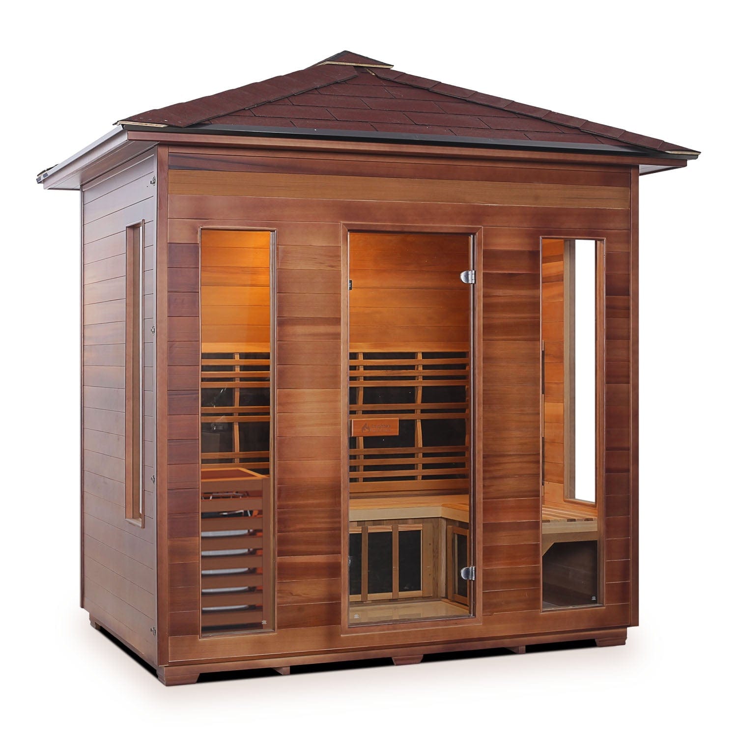 Enlighten Sauna Hybrid Sauna Outdoor Peak Enlighten Sauna - Diamond 5 Hybrid Indoor or Outdoor Sauna