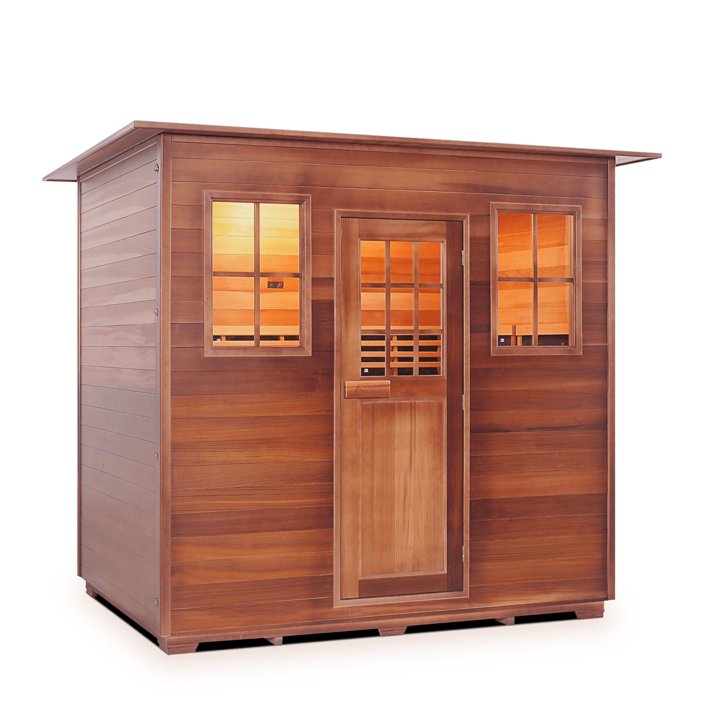 Enlighten Sauna Hybrid Sauna Outdoor Slope Enlighten Sauna - Sapphire 5 Hybrid Indoor or Outdoor Sauna