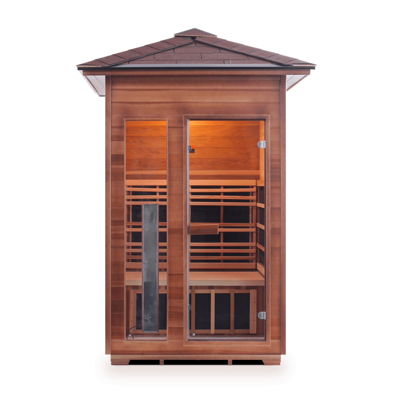 Enlighten Sauna Infrared Sauna Enlighten Sauna - RUSTIC 2 Full Spectrum Infrared Indoor or Outdoor Sauna