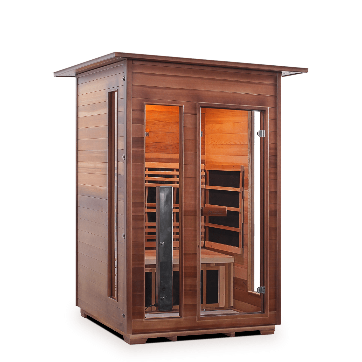 Enlighten Sauna Infrared Sauna Enlighten Sauna - RUSTIC 2 Full Spectrum Infrared Indoor or Outdoor Sauna