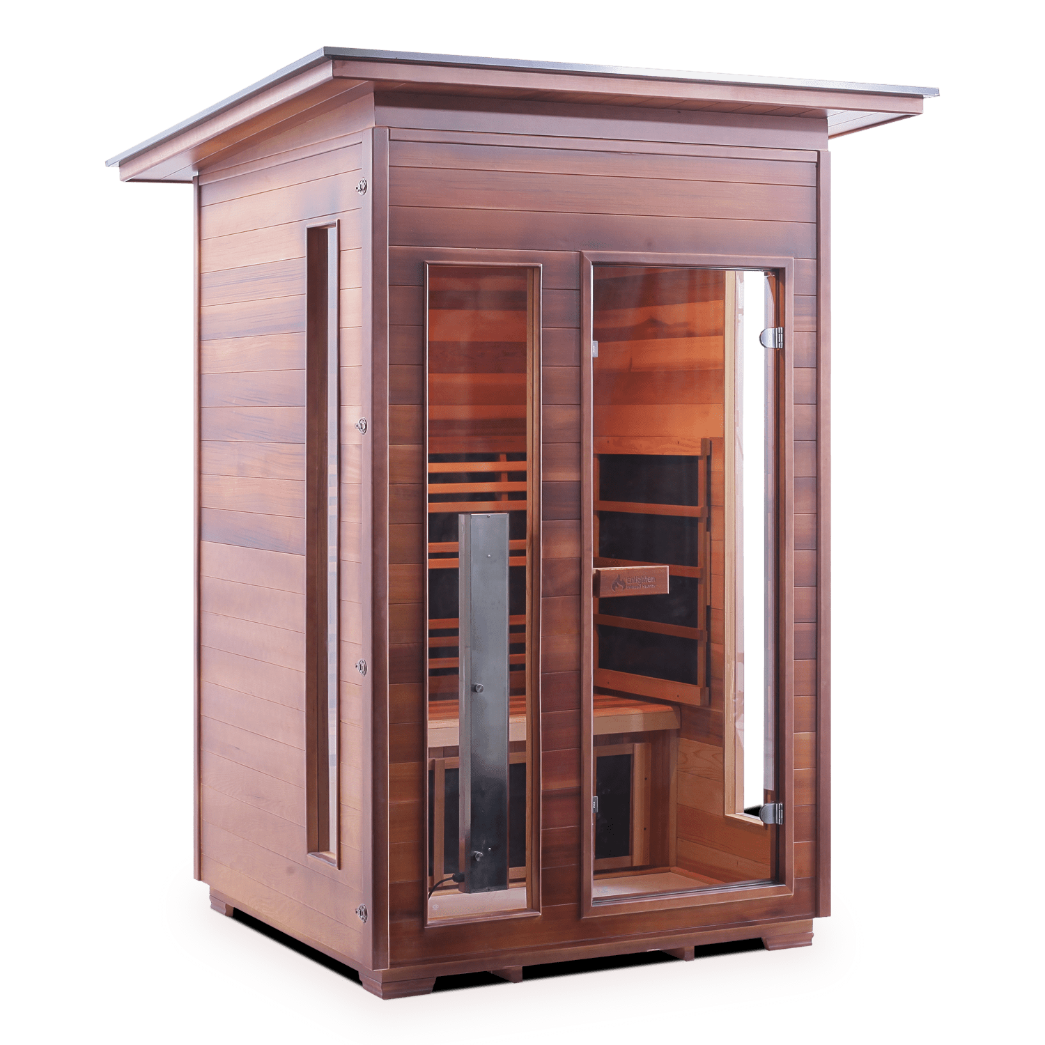 Enlighten Sauna Infrared Sauna Enlighten Sauna - RUSTIC 2 Full Spectrum Infrared Indoor or Outdoor Sauna