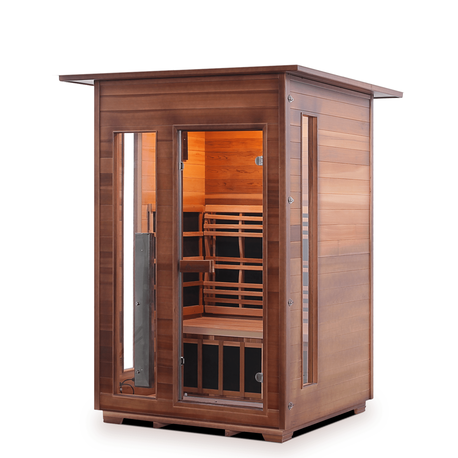 Enlighten Sauna Infrared Sauna Enlighten Sauna - RUSTIC 2 Full Spectrum Infrared Indoor or Outdoor Sauna