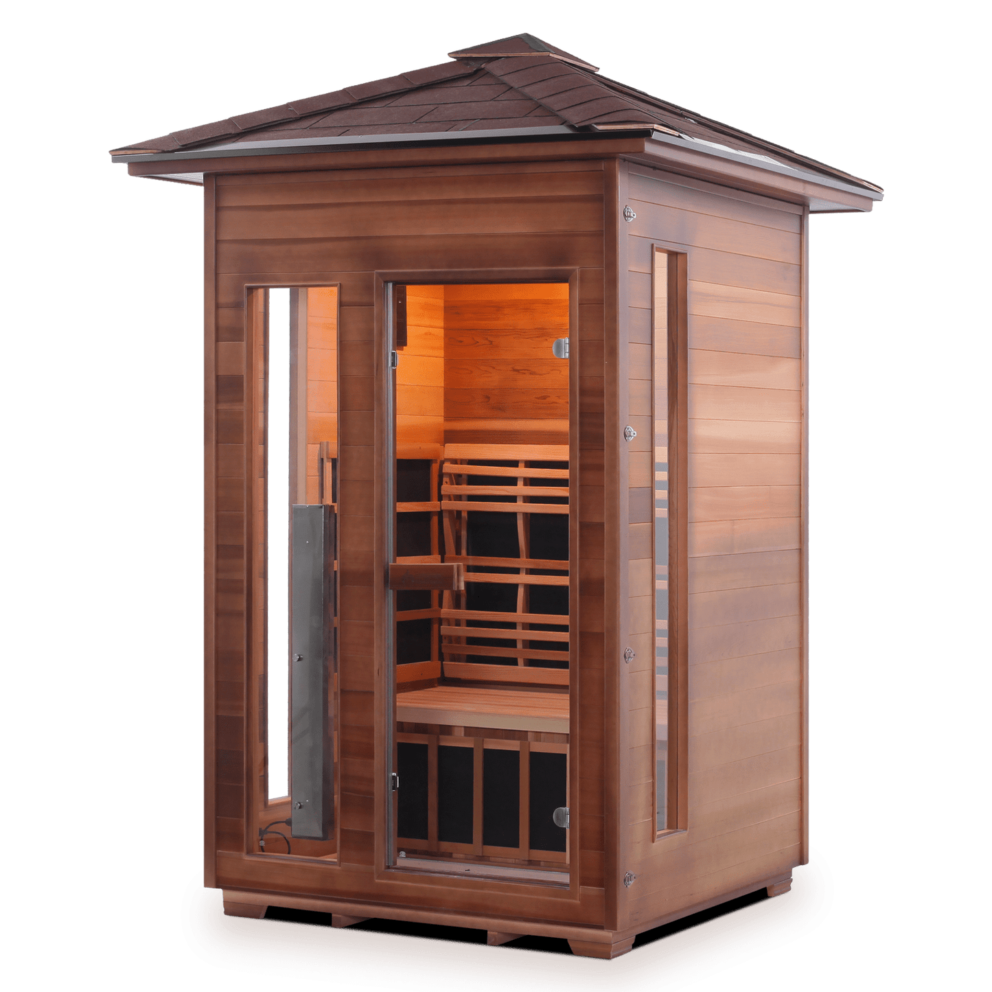 Enlighten Sauna Infrared Sauna Enlighten Sauna - RUSTIC 2 Full Spectrum Infrared Indoor or Outdoor Sauna