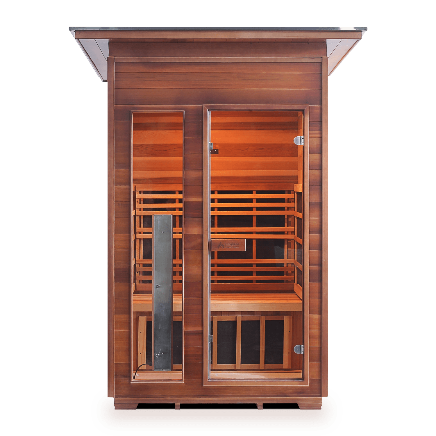 Enlighten Sauna Infrared Sauna Enlighten Sauna - RUSTIC 2 Full Spectrum Infrared Indoor or Outdoor Sauna