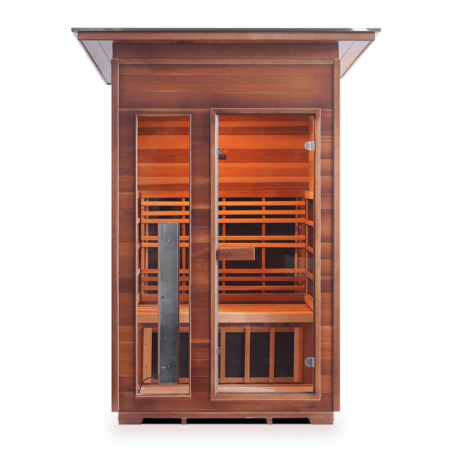 Enlighten Sauna Infrared Sauna Enlighten Sauna - RUSTIC 2 Full Spectrum Infrared Indoor or Outdoor Sauna