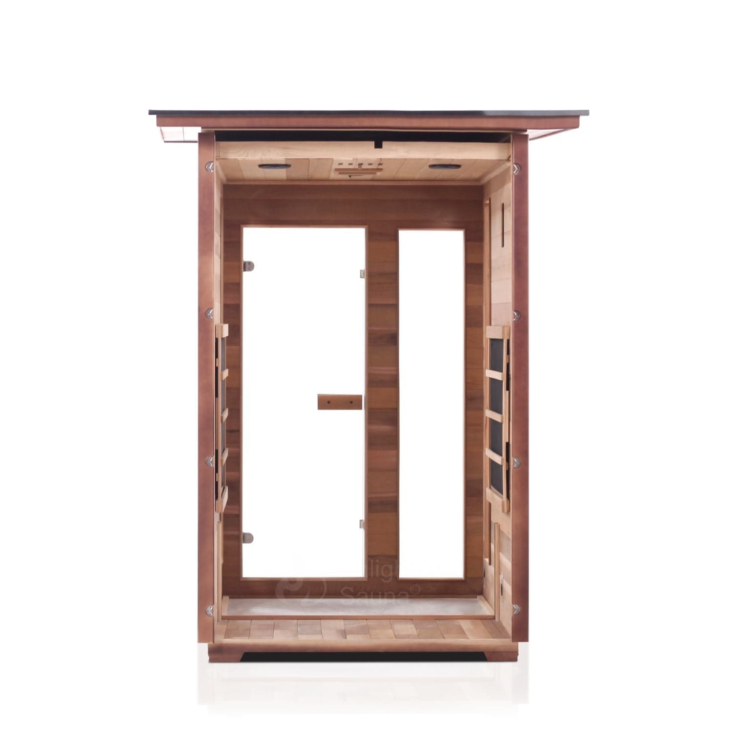 Enlighten Sauna Infrared Sauna Enlighten Sauna - RUSTIC 2 Full Spectrum Infrared Indoor or Outdoor Sauna