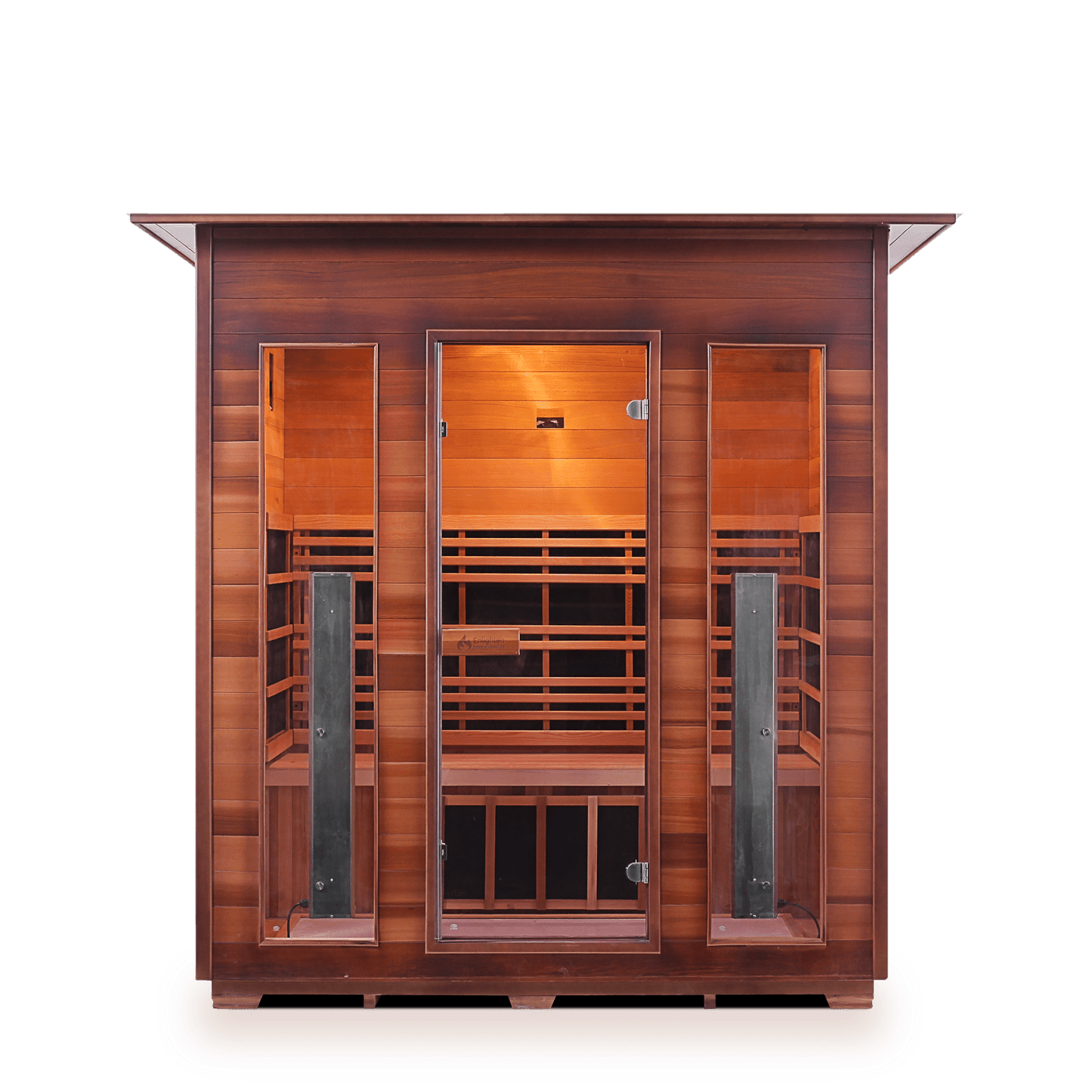 Enlighten Sauna Infrared Sauna Enlighten Sauna - RUSTIC 4 Full Spectrum Infrared Indoor/Outdoor/Corner Sauna