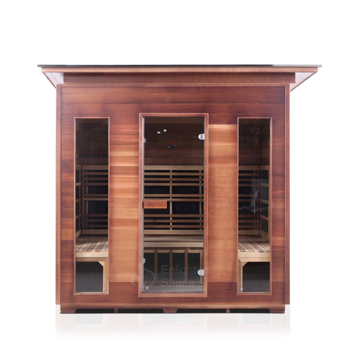 Enlighten Sauna Infrared Sauna Enlighten Sauna - RUSTIC 5 Full Spectrum Infrared Indoor or Outdoor Sauna