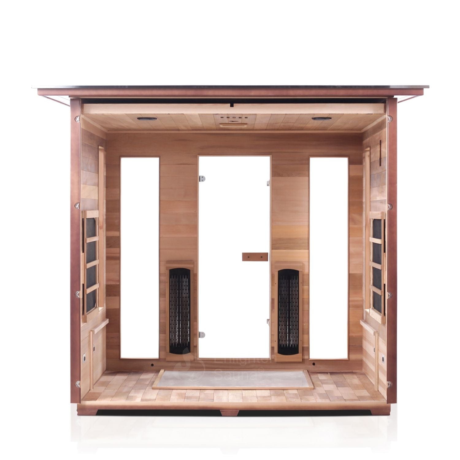 Enlighten Sauna Infrared Sauna Enlighten Sauna - RUSTIC 5 Full Spectrum Infrared Indoor or Outdoor Sauna