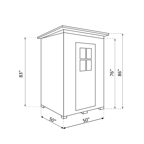 Enlighten Sauna Infrared Sauna Enlighten Sauna - SIERRA 2 Full Spectrum Infrared Indoor or Outdoor Sauna