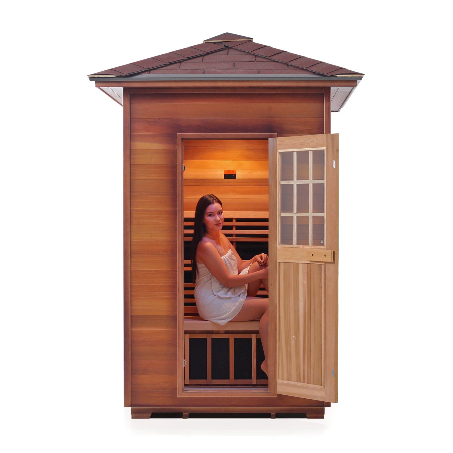 Enlighten Sauna Infrared Sauna Enlighten Sauna - SIERRA 2 Full Spectrum Infrared Indoor or Outdoor Sauna