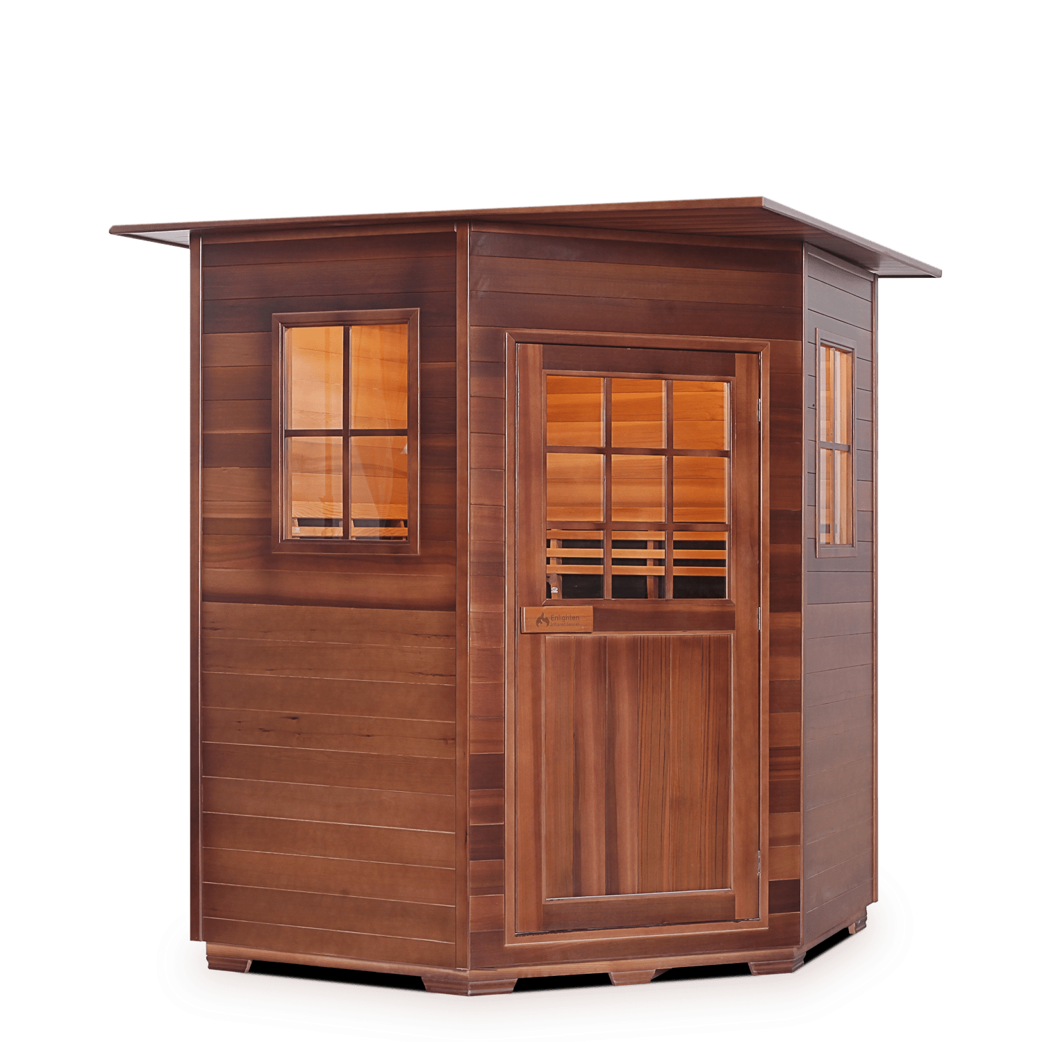 Enlighten Sauna Infrared Sauna Enlighten Sauna - SIERRA 4 Full Spectrum Infrared Indoor/Outdoor/Corner Sauna