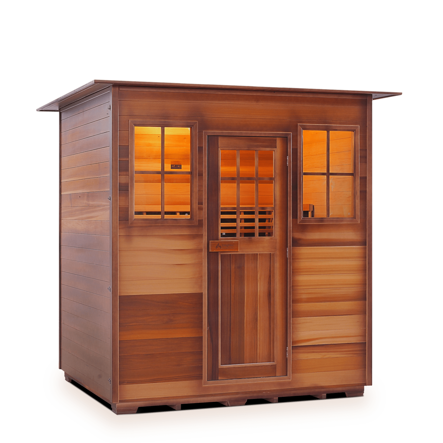 Enlighten Sauna Infrared Sauna Enlighten Sauna - SIERRA 4 Full Spectrum Infrared Indoor/Outdoor/Corner Sauna