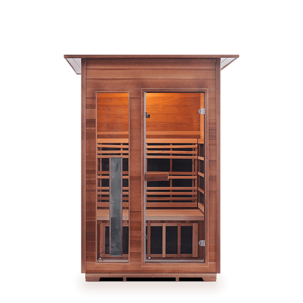 Enlighten Sauna Infrared Sauna Enlighten Sauna - RUSTIC 2 Full Spectrum Infrared Indoor or Outdoor Sauna