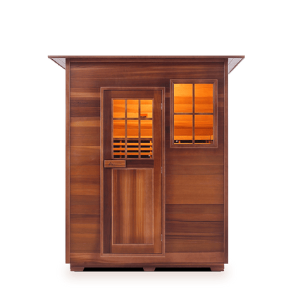 Enlighten Sauna Infrared Sauna Indoor Enlighten Sauna - SIERRA 3 Full Spectrum Infrared Indoor or Outdoor Sauna