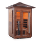 Enlighten Sauna Infrared Sauna Outdoor Peak Enlighten Sauna - RUSTIC 2 Full Spectrum Infrared Indoor or Outdoor Sauna