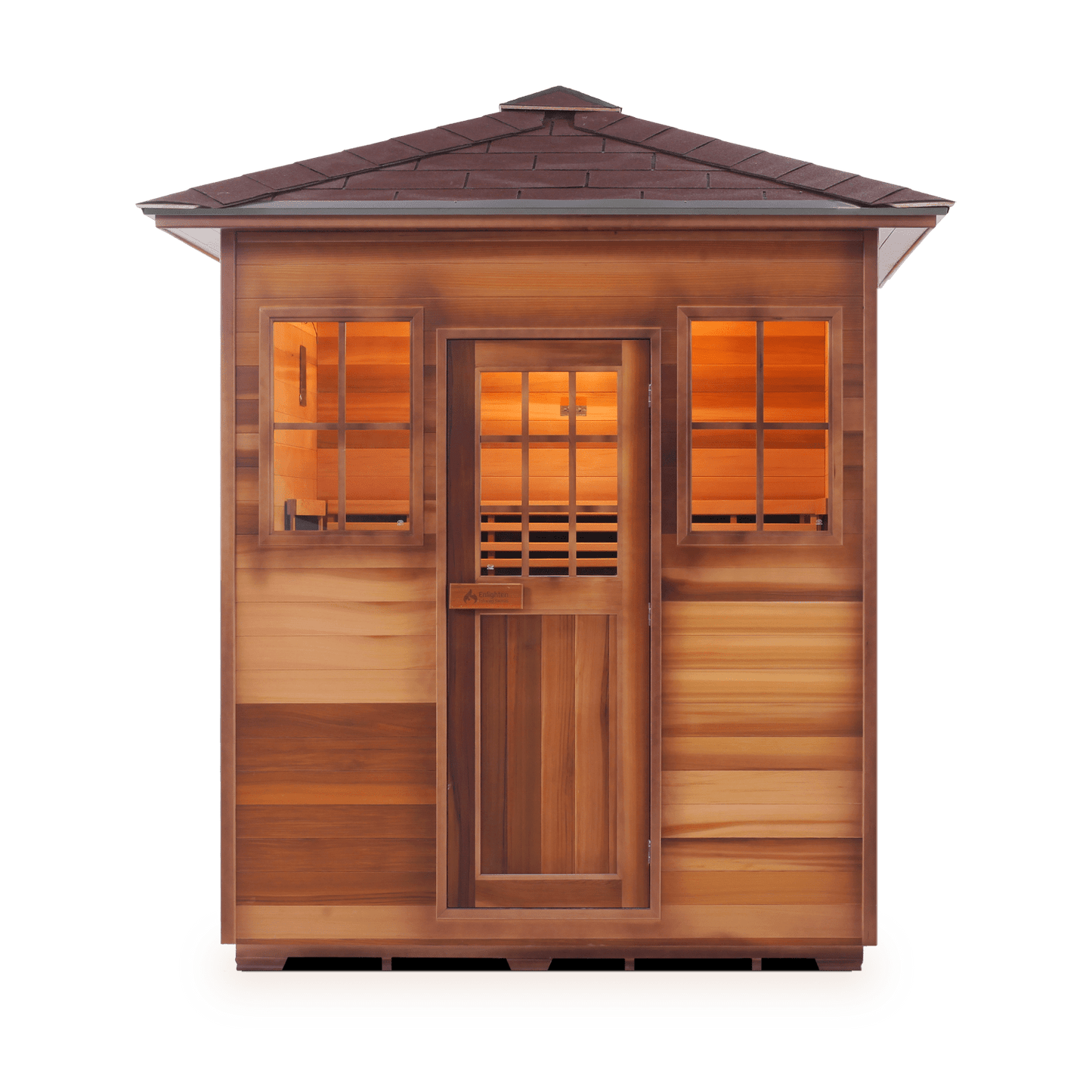 Enlighten Sauna Infrared Sauna Outdoor Peak Enlighten Sauna - SIERRA 4 Full Spectrum Infrared Indoor/Outdoor/Corner Sauna