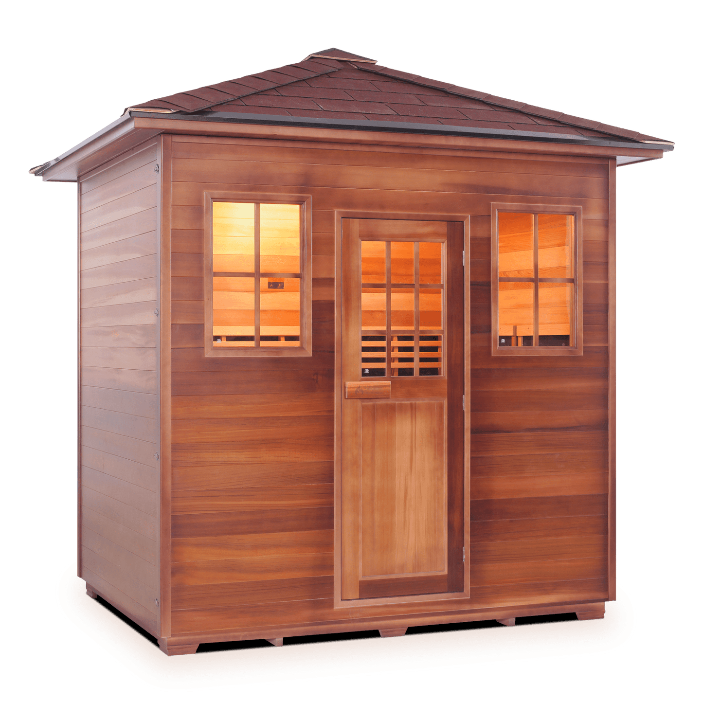 Enlighten Sauna Infrared Sauna Outdoor Peak Enlighten Sauna - SIERRA 5 Full Spectrum Infrared Indoor or Outdoor Sauna