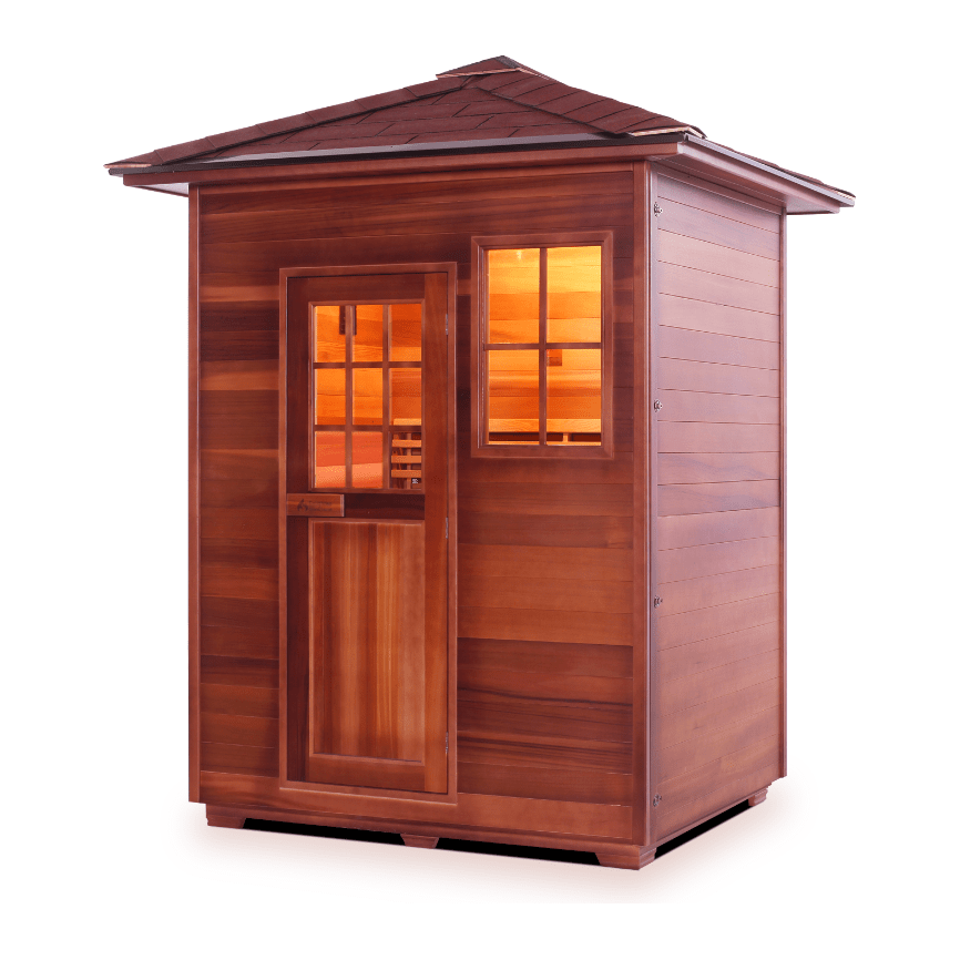 Enlighten Sauna Traditional Sauna Enlighten Sauna - MoonLight 3 Dry Traditional Indoor or Outdoor Sauna