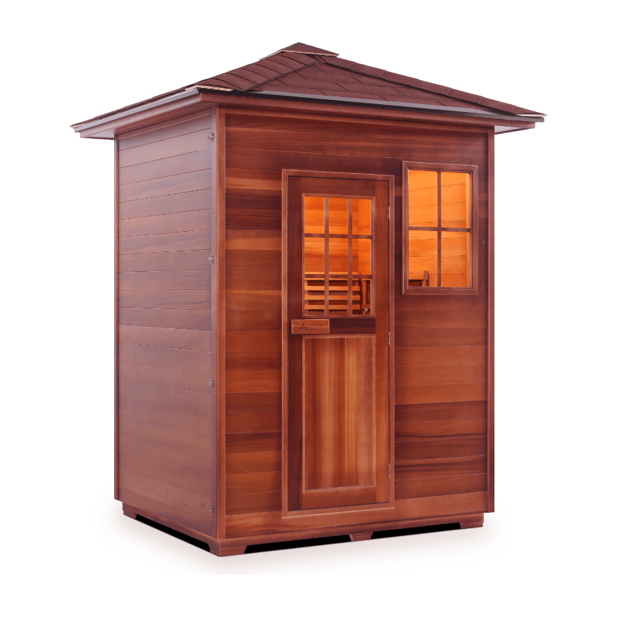 Enlighten Sauna Traditional Sauna Enlighten Sauna - MoonLight 3 Dry Traditional Indoor or Outdoor Sauna