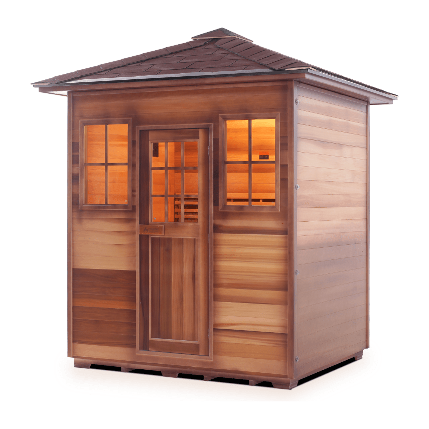 Enlighten Sauna Traditional Sauna Enlighten Sauna - MoonLight 4 Dry Traditional Indoor/Outdoor/Corner Sauna