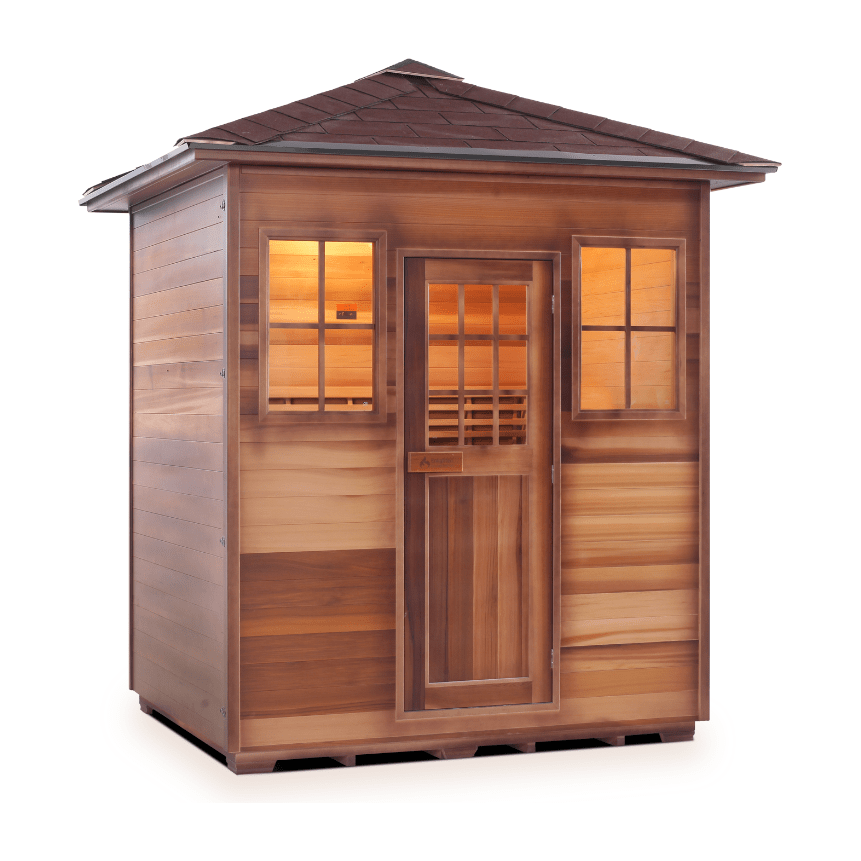 Enlighten Sauna Traditional Sauna Enlighten Sauna - MoonLight 4 Dry Traditional Indoor/Outdoor/Corner Sauna