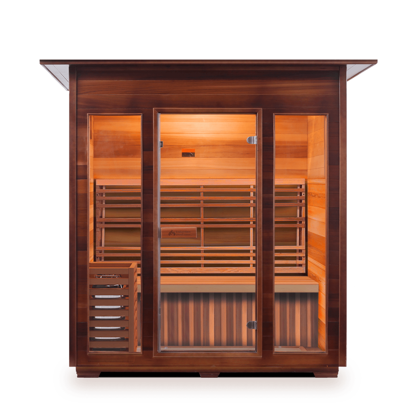 Enlighten Sauna Traditional Sauna Indoor Enlighten Sauna - SunRise 4 Dry Traditional Indoor/Outdoor/Corner Sauna