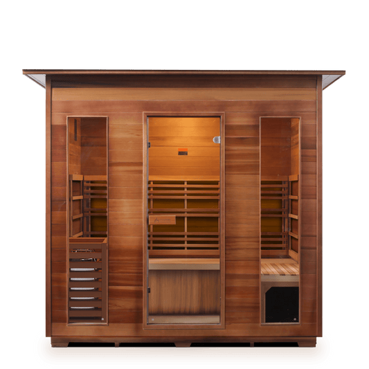 Enlighten Sauna Traditional Sauna Indoor Enlighten Sauna - SunRise 5 Dry Traditional Indoor or Outdoor Sauna