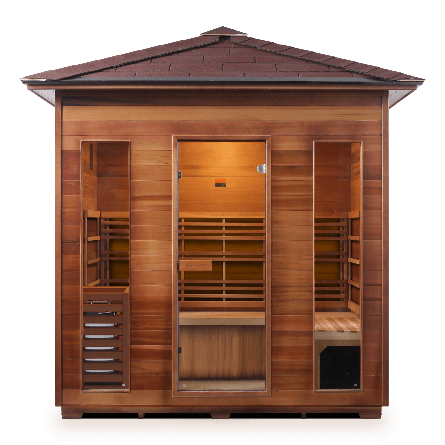 Enlighten Sauna Traditional Sauna Outdoor Peak Enlighten Sauna - SunRise 5 Dry Traditional Indoor or Outdoor Sauna