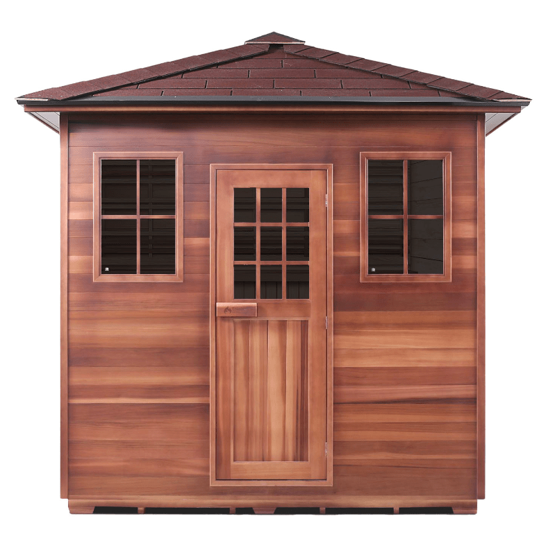 Enlighten Sauna Traditional Sauna Peak roof MoonLight - 8 Person Traditional