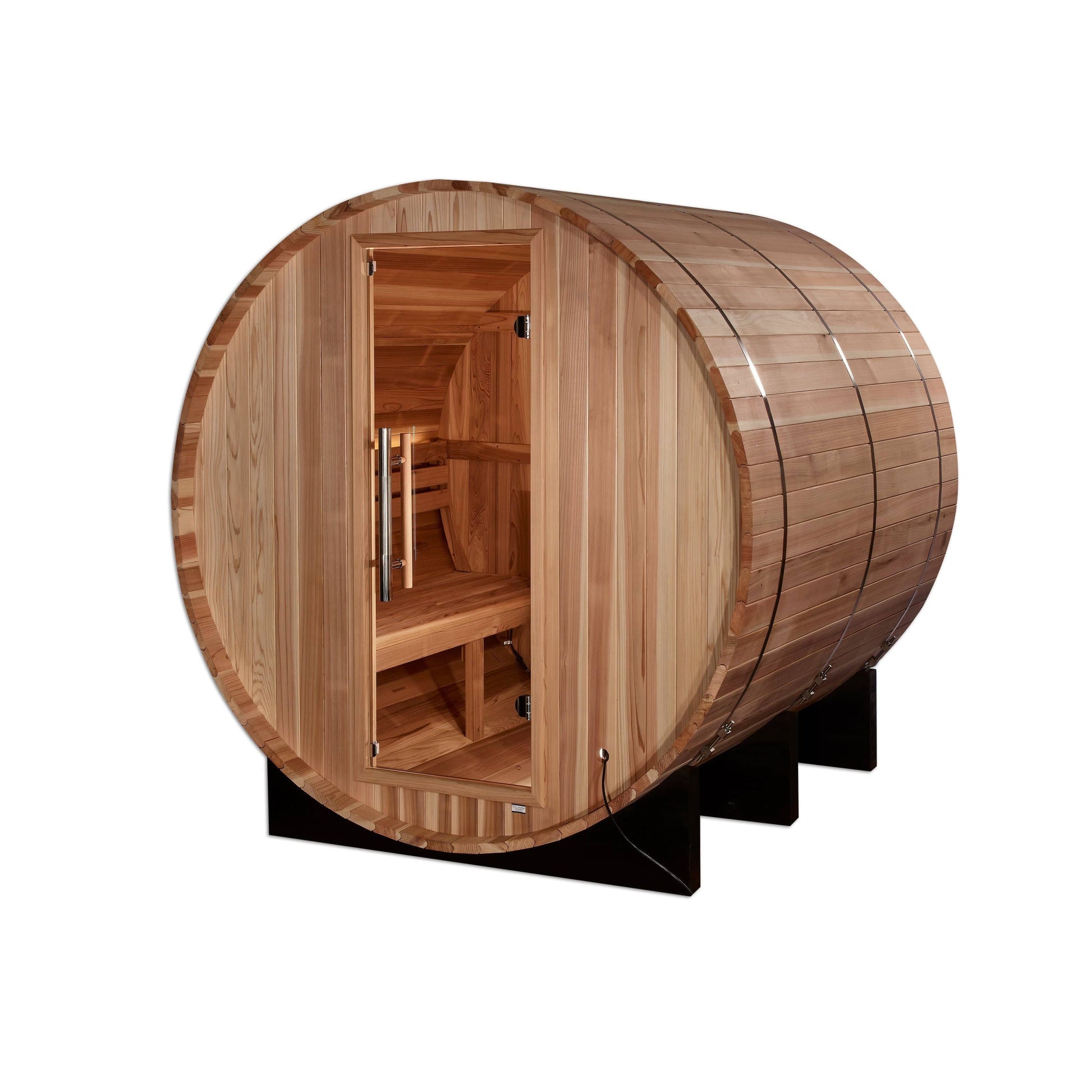 Golden Designs Sauna Golden Designs "Arosa" 4 Person Barrel Traditional Sauna - Pacific Cedar