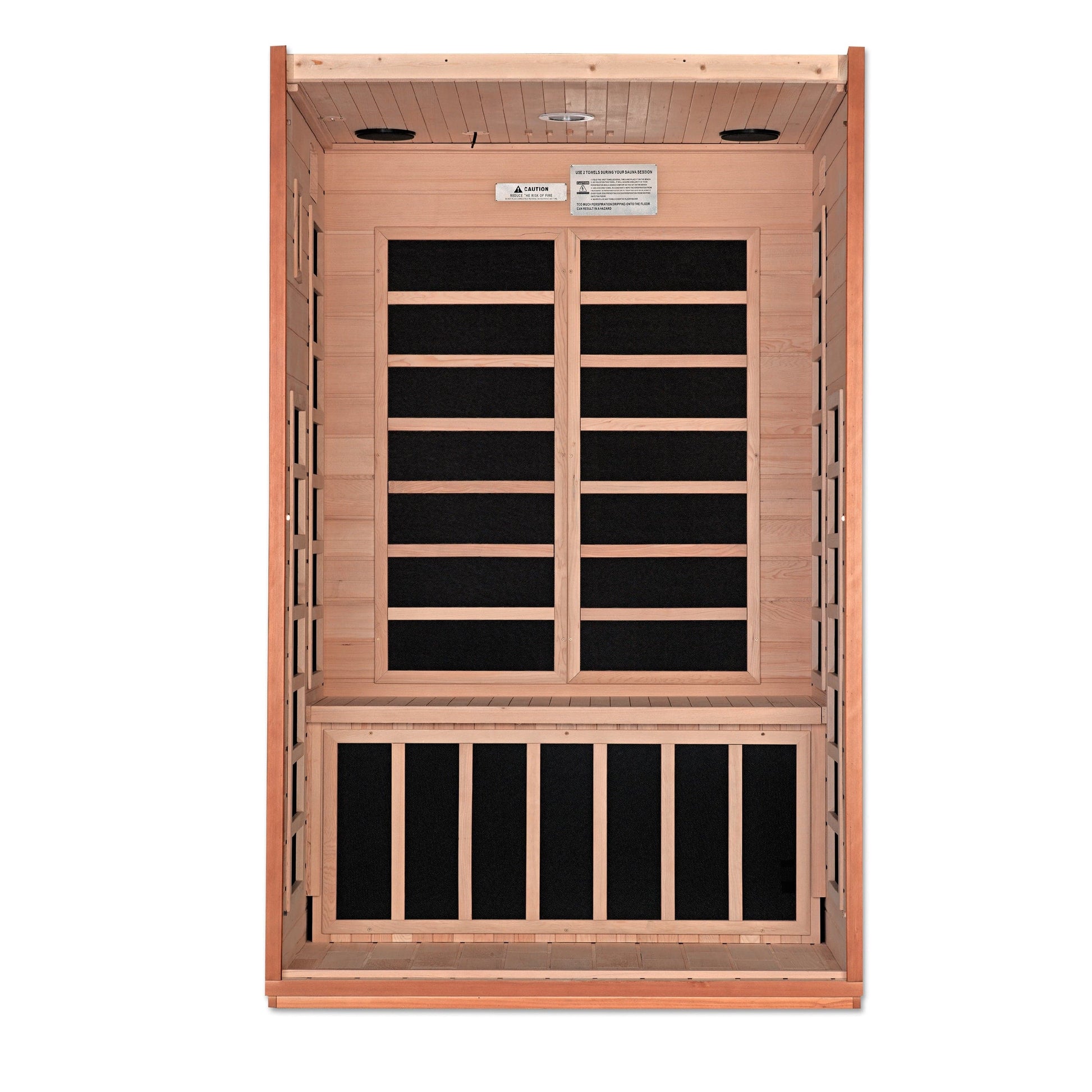 Golden Designs Sauna Golden Designs Cardoba 2 Person Ultra Low EMF FAR Infrared Sauna (New 2023 Model)