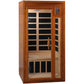 Golden Designs Sauna Golden Designs Dynamic Barcelona 1-2-person Low EMF (Under 8MG) FAR Infrared Sauna (Canadian Hemlock)