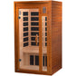 Golden Designs Sauna Golden Designs Dynamic Barcelona 1-2-person Low EMF (Under 8MG) FAR Infrared Sauna (Canadian Hemlock)