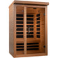 Golden Designs Sauna Golden Designs Dynamic Llumeneres 2-person Ultra Low EMF FAR Infrared Sauna - Canadian Hemlock