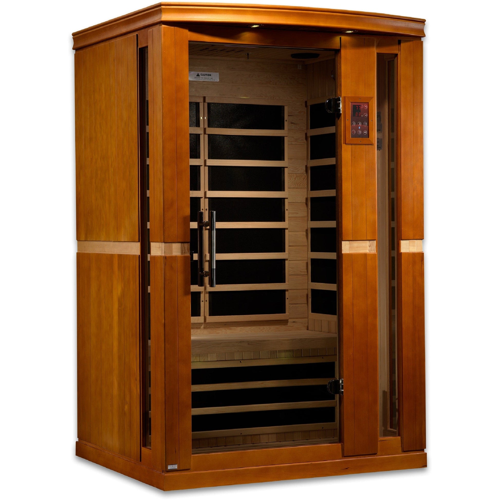 Golden Designs Sauna Golden Designs Dynamic Low EMF Far Infrared 2 Person Sauna, Vittoria Edition