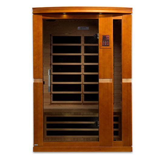 Golden Designs Sauna Golden Designs Dynamic Low EMF Far Infrared 2 Person Sauna, Vittoria Edition