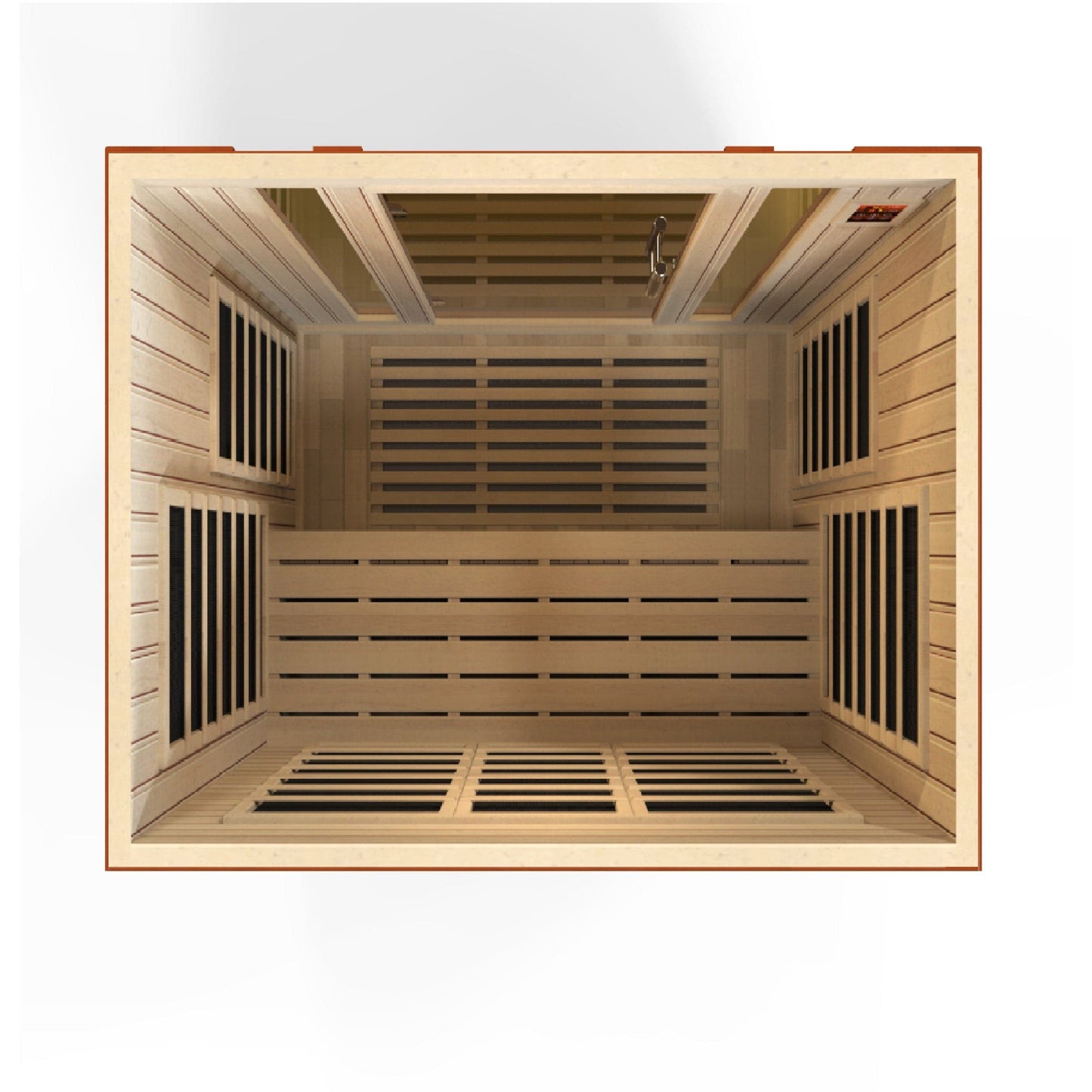 Golden Designs Sauna Golden Designs Dynamic Low EMF Far Infrared 3 Person Sauna, Bellagio Edition